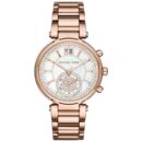 Michael Kors Ladies Sawyer Rose Gold Watch - MK6282